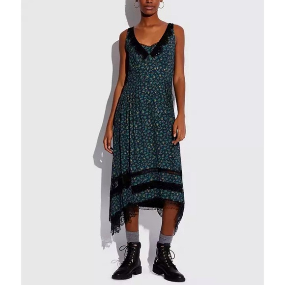 Coach Dresses & Skirts - Coach lingerie beaded dress NEW